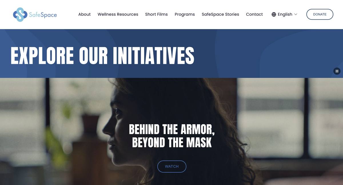 SafeSpace website